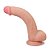 LOVETOY SLIDING SKIN 9.0'' - PRÓTESE REALÍSTICA BELISCÁVEL COM GLANDE DEFINIDA, VÉRTEBRA, VEIAS SUAVES, ESCROTO E VENTOSA - 23,5 X 4,5 CM - COR BEGE - Imagem 6
