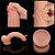 LOVETOY SLIDING SKIN 12.0'' - PRÓTESE REALÍSTICA BELISCÁVEL COM GLANDE DEFINIDA, VÉRTEBRA, VEIAS SUAVES, ESCROTO E VENTOSA - 31 X 6,2 CM - COR BEGE - Imagem 21