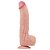 LOVETOY SLIDING SKIN 12.0'' - PRÓTESE REALÍSTICA BELISCÁVEL COM GLANDE DEFINIDA, VÉRTEBRA, VEIAS SUAVES, ESCROTO E VENTOSA - 31 X 6,2 CM - COR BEGE - Imagem 5