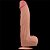 LOVETOY SLIDING SKIN 12.0'' - PRÓTESE REALÍSTICA BELISCÁVEL COM GLANDE DEFINIDA, VÉRTEBRA, VEIAS SUAVES, ESCROTO E VENTOSA - 31 X 6,2 CM - COR BEGE - Imagem 6