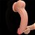 LOVETOY SLIDING SKIN 12.0'' - PRÓTESE REALÍSTICA BELISCÁVEL COM GLANDE DEFINIDA, VÉRTEBRA, VEIAS SUAVES, ESCROTO E VENTOSA - 31 X 6,2 CM - COR BEGE - Imagem 18