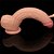 LOVETOY SLIDING SKIN 12.0'' - PRÓTESE REALÍSTICA BELISCÁVEL COM GLANDE DEFINIDA, VÉRTEBRA, VEIAS SUAVES, ESCROTO E VENTOSA - 31 X 6,2 CM - COR BEGE - Imagem 14