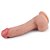 Lovetoy Dual Layered Platinum Silicone Cock 8.0'' - Pênis Realístico Dupla Camada Com Ventosa - 22x3,8 cm - cor Bege - Imagem 7