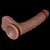 Lovetoy Nature Cock 8.5'' - Pênis Realístico Dupla Camada Com Ventosa - 21,5x4,2 cm - cor chocolate - Imagem 10