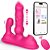 MANNUO - Vibrador de silicone completo para sentar com controle remoto sem fio ou controle via APP - Imagem 1