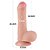 LOVETOY SLIDING SKIN 7.0'' - PRÓTESE REALÍSTICA BELISCÁVEL COM GLANDE DEFINIDA, VÉRTEBRA, VEIAS SUAVES, ESCROTO E VENTOSA - 18,3 X 3,5 CM - COR BEGE - Imagem 2