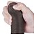 LOVETOY SLIDING SKIN 7.0'' - PRÓTESE REALÍSTICA BELISCÁVEL COM GLANDE DEFINIDA, VÉRTEBRA, VEIAS SUAVES, ESCROTO E VENTOSA - 18,3 X 3,5 CM - COR CHOCOLATE - Imagem 10