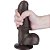 LOVETOY SLIDING SKIN 7.0'' - PRÓTESE REALÍSTICA BELISCÁVEL COM GLANDE DEFINIDA, VÉRTEBRA, VEIAS SUAVES, ESCROTO E VENTOSA - 18,3 X 3,5 CM - COR CHOCOLATE - Imagem 12