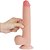 LOVETOY SLIDING SKIN 9.0'' - PRÓTESE REALÍSTICA BELISCÁVEL COM GLANDE DEFINIDA, VÉRTEBRA, VEIAS SUAVES, ESCROTO E VENTOSA - 22 X 3,7 CM - COR BEGE - Imagem 10