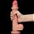LOVETOY SLIDING SKIN 9.0'' - PRÓTESE REALÍSTICA BELISCÁVEL COM GLANDE DEFINIDA, VÉRTEBRA, VEIAS SUAVES, ESCROTO E VENTOSA - 22 X 3,7 CM - COR BEGE - Imagem 3