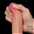 LOVETOY SLIDING SKIN 9.0'' - PRÓTESE REALÍSTICA BELISCÁVEL COM GLANDE DEFINIDA, VÉRTEBRA, VEIAS SUAVES, ESCROTO E VENTOSA - 22 X 3,7 CM - COR BEGE - Imagem 5