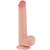 LOVETOY SLIDING SKIN 9.0'' - PRÓTESE REALÍSTICA BELISCÁVEL COM GLANDE DEFINIDA, VÉRTEBRA, VEIAS SUAVES, ESCROTO E VENTOSA - 22 X 3,7 CM - COR BEGE - Imagem 6