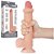 LOVETOY SLIDING SKIN 9.0'' - PRÓTESE REALÍSTICA BELISCÁVEL COM GLANDE DEFINIDA, VÉRTEBRA, VEIAS SUAVES, ESCROTO E VENTOSA - 22 X 3,7 CM - COR BEGE - Imagem 1