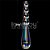 Lovetoy Rising Ripples Twilight Gleam Glass Dildo - Penetrador de Vidro - 19 cm - Imagem 3