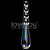 Lovetoy Rising Ripples Twilight Gleam Glass Dildo - Penetrador de Vidro - 19 cm - Imagem 4