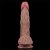 Lovetoy Nature Cock 7.0'' - Pênis Realístico Dupla Camada Com Ventosa - 18,5x3,7cm - cor chocolate - Imagem 8