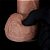 Lovetoy Nature Cock 7.0'' - Pênis Realístico Dupla Camada Com Ventosa - 18,5x3,7cm - cor chocolate - Imagem 5