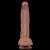 Lovetoy Nature Cock 8.5'' - Pênis Realístico Dupla Camada Com Ventosa - 22x4,2 cm - cor chocolate - Imagem 5