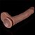 Lovetoy Nature Cock 8.5'' - Pênis Realístico Dupla Camada Com Ventosa - 22x4,2 cm - cor chocolate - Imagem 8