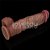 Lovetoy Nature Cock 10.5'' - Pênis Realístico Dupla Camada Com Ventosa - 27x6.5 cm - cor chocolate - Imagem 11