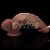 Lovetoy Nature Cock 10.5'' - Pênis Realístico Dupla Camada Com Ventosa - 27x6.5 cm - cor chocolate - Imagem 5