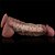 Lovetoy Nature Cock 10.5'' - Pênis Realístico Dupla Camada Com Ventosa - 27x6.5 cm - cor chocolate - Imagem 15