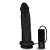 Realistic big dildo Colosso - Pinto de borracha realístico com vibrador e ventosa - 20 x 5,5cm - cor preta - Imagem 7