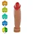 Realistic Big Dildo Banana da Terra - Pinto de borracha realístico flexível com ventosa - 30x6,9cm - cor bege - Imagem 6