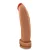 Realistic Big Dildo Banana da Terra - Pinto de borracha realístico flexível com ventosa - 30x6,9cm - cor bege - Imagem 4