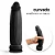 Realistic Big Dildo Bananinha - Pênis de silicone realístico flexível com ventosa - 24x6cm - cor preta - Imagem 4