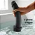 Realistic Big Dildo Bananinha - Pênis de silicone realístico flexível com ventosa - 24x6cm - cor preta - Imagem 5