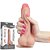 LOVETOY SLIDING SKIN 7.0'' - PRÓTESE REALÍSTICA BELISCÁVEL COM GLANDE DEFINIDA, VÉRTEBRA, VEIAS SUAVES, ESCROTO E VENTOSA - 18 X 3,5 CM - COR BEGE - Imagem 1