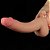 LOVETOY SLIDING SKIN 9.0'' - PRÓTESE REALÍSTICA VERTEBRADA BELISCÁVEL COM GLANDE DEFINIDA, VEIAS SUAVES, ESCROTO E VENTOSA - 23 X 4,2 CM - COR BEGE - Imagem 15