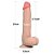 LOVETOY SLIDING SKIN 9.0'' - PRÓTESE REALÍSTICA VERTEBRADA BELISCÁVEL COM GLANDE DEFINIDA, VEIAS SUAVES, ESCROTO E VENTOSA - 23 X 4,2 CM - COR BEGE - Imagem 3