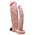 LOVETOY PLEASURE X-TENDER SERIES - CAPA PENIANA DUPLA PENETRAÇÃO COM VIBRADOR ESTIMULADOR CLITORIANO 20X4CM - COR BEGE - Imagem 2