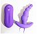 APHRODISIA BEADS STYLE - Plug anal com Vibrador em Soft Touch com 10 velocidades - cor roxa - Imagem 2