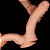 LOVETOY MEGA DOUBLE DILDO king sized - PRÓTESE DUPLA EM FORMA DE PÊNIS REALÍSTICO COM GLANDE, VEIAS E VENTOSA - 31x7CM E 33X6,5CM - Imagem 8