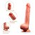 XMAN MARS DILDO - CINTA PENIANA AJUSTÁVEL COM PRÓTESE, PÊNIS GLANDE DEFINIDA BELISCÁVEL, VÉRTEBRA, VEIAS, SUAVES, ESCROTO E VENTOSA - 20x3,4cm - Imagem 5