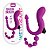 HOTT PRODUCTS SHAGIN DRAGON - PLUG ANAL COM 3 PONTAS DIFERENTES E 10 MODOS DE VIBRAÇÃO - Imagem 1