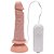 PÊNIS REALÍSTICO COM VENTOSA E VIBRADOR - 17,5 X 3,8 CM - COR BEGE - Imagem 4