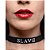 COLAR AJUSTÁVEL EM SILICONE - SLAVE - COR PRETO - Imagem 1