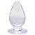 LOVETOY FLAWLESS CLEAR - PLUG ANAL GRANDE COM VENTOSA - MACIO E FLEXÍVEL  -  FEITO EM JELLY TPE - 12 X 5 CM - Imagem 10