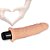 LOVETOY REAL FEEL 3 - PÊNIS COM VIBRADOR E VEIAS REALÍSTICAS - FEITO EM CYBER SKIN - 21,6 X 4,2 CM - Imagem 4