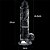 LOVETOY FLAWLESS CLEAR DILDO 7.5 - PÊNIS REALÍSTICO TRANSPARENTE COM VENTOSA - Imagem 2