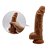 BAILE BEAUTIFUL ANGELO GLIDE AND SLIDE SKIN SUCTION DILDO - PÊNIS REALÍSTICO MACIO BELISCÁVEL COM VENTOSA - 18 X 3,8 CM - Imagem 4