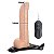 APHRODISIA HARNESS CURVED DONG - CINTA COM PÊNIS VIBRADOR COM 10 MODOS DE VIBRAÇÃO  - 18 X 3,9 CM - COR BEGE - Imagem 2