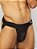 CUECA JOCKSTRAP FRENTE TRANSPARENTE E ABERTA BUNDA - COR PRETA - Imagem 6