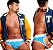 CUECA JOCKSTRAP CLÁSSICA - COR AZUL - Imagem 7