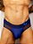 CUECA JOCKSTRAP MODELO UP COM BOLSO ÍNTIMO E TRANSPARENTE NA BUNDA - COR AZUL - Imagem 4