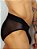 CUECA JOCKSTRAP MODELO UP COM BOLSO ÍNTIMO E TRANSPARENTE NA BUNDA - COR PRETA - Imagem 4